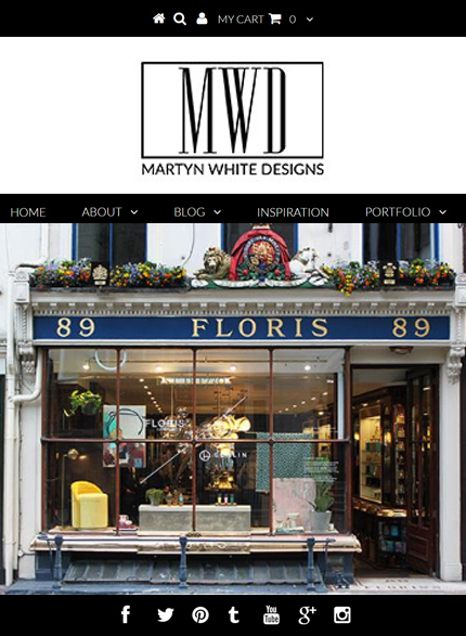 Martyn White Designs covers Floris X Echlin collaboration Jermyn Street