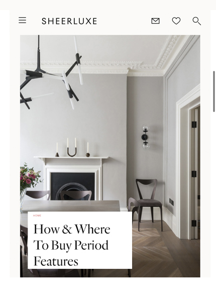 Sheerluxe period features in the home interior design london sam mcnally