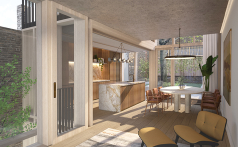 Grosvenor Square Echlin Architect Kitchen